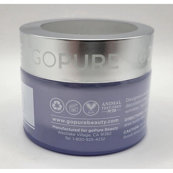 GoPure Tighten Lift Firming Neck Cream 1.7 fl oz (50 mL)~Exp 09/2026 - Picture 2 of 8